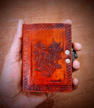 Load image into Gallery viewer, Dragon Embossed Leather Notebook Dairy
