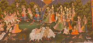 Golden Cow Painting