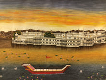Load image into Gallery viewer, Lake Palace Udaipur 14 by 21 Inches Finest Art Work on Paper
