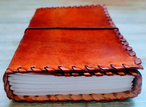 Hand Stitched Leather Diary