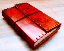 Load image into Gallery viewer, Hand Stitched Leather Diary
