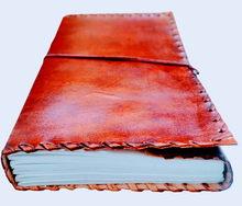 Load image into Gallery viewer, Hand Stitched Leather Journal Notebook Diary
