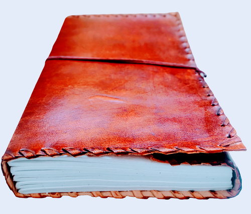 Hand Stitched Leather Journal Notebook Diary