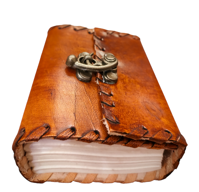 Handcrafted Large Leather Bound Sketchbook