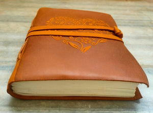 Leather Heart Diary