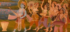 Holi Pichwai Painting