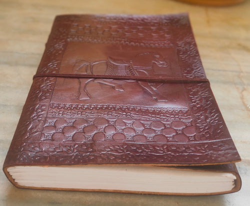 Horse Leather Diary Journal
