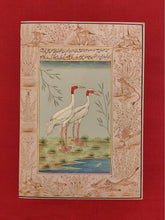 Load image into Gallery viewer, Beautiful Hand Painted Ostrich Bird On Paper Art - ArtUdaipur
