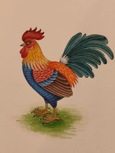 Load image into Gallery viewer, Hand Painted Hen Animal Miniature Painting India Artwork Paper Nature - ArtUdaipur
