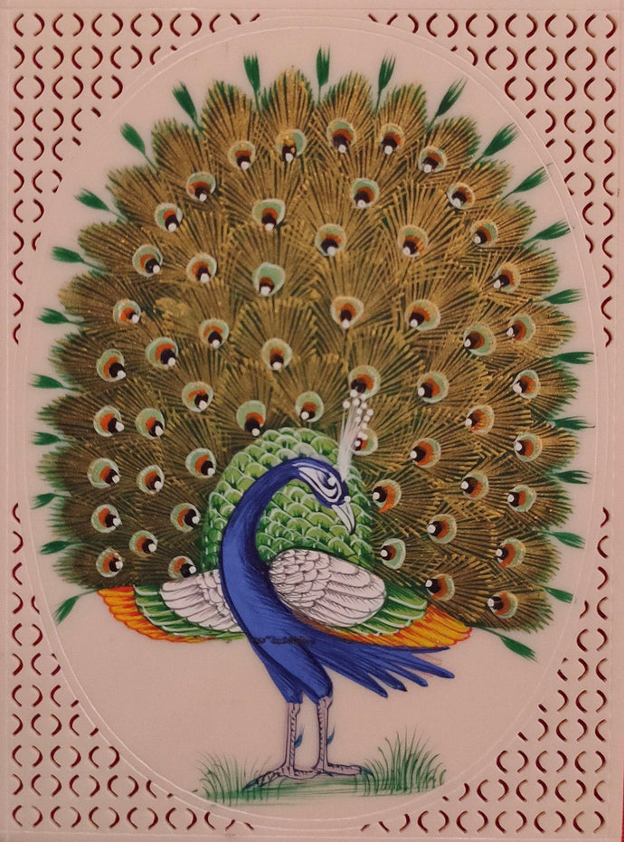 Peacock Bird Painting Artwork