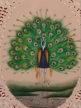 Load image into Gallery viewer, Hand Painted Peacock Bird Birds Miniature Painting India Art - ArtUdaipur
