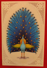 Load image into Gallery viewer, Hand Painted Peacock Bird Birds Miniature Painting India Art - ArtUdaipur
