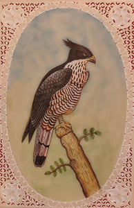 Eagle Painting Artwork Synthetic Ivory