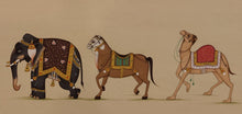 Load image into Gallery viewer, Procession Painting Indian Artwork Rajasthani
