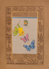 Load image into Gallery viewer, Hand Painted Butterfly Bird Birds Miniature Painting India Art - ArtUdaipur
