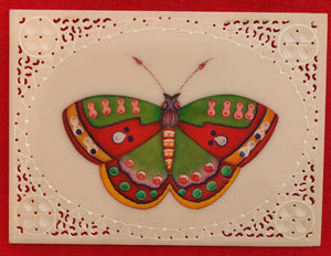 Exotic Butterfly Bird on Synthetic Ivory Painting Art - ArtUdaipur