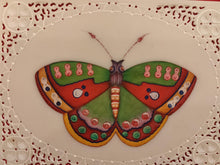 Load image into Gallery viewer, Exotic Butterfly Bird on Synthetic Ivory Painting Art - ArtUdaipur
