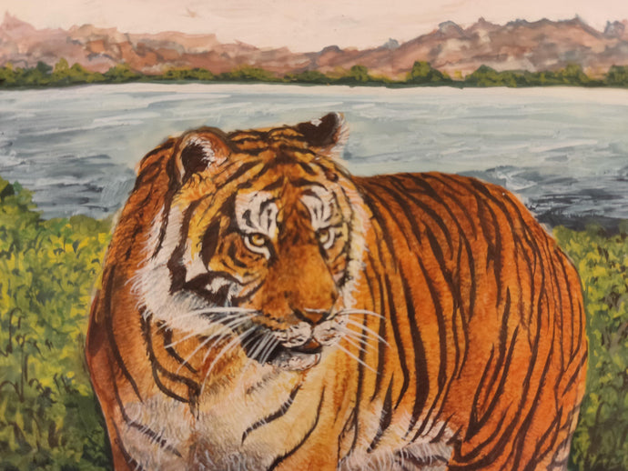 Tiger Animal Painting Home Decor Interior