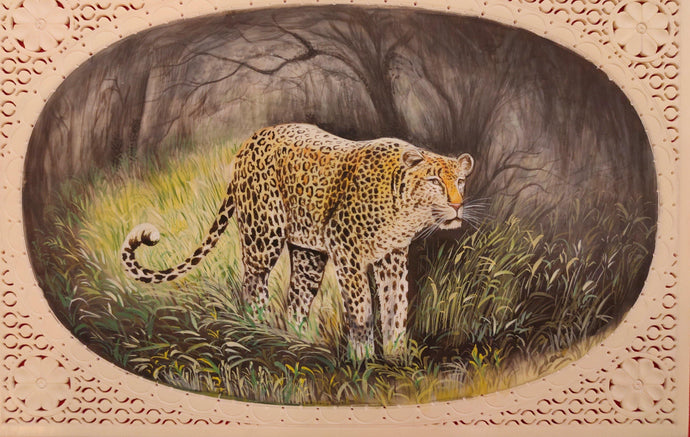 Panther Animal Painting Art Collection Interior