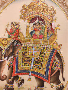 Indian Mughal Style Painting