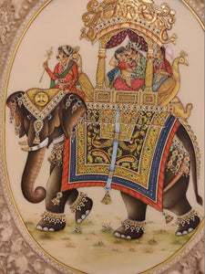 Mughal Style Miniature Painting Indian