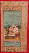 Load image into Gallery viewer, Mughal Moghul Romance Miniature Painting
