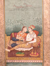 Load image into Gallery viewer, Mughal Love Scene Painting
