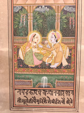 Load image into Gallery viewer, Original Hand Painted Radha Krishan Indian Miniature Painting - ArtUdaipur
