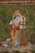Load image into Gallery viewer, Krishna Radha Paper Painting Artwork
