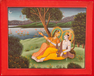 Hindu God Krishna Radha Painting  Collection