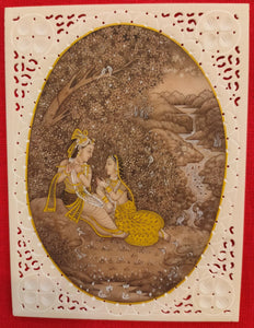 Famous Romantic Painting A Tale of Love Story Radha Krishna India - ArtUdaipur