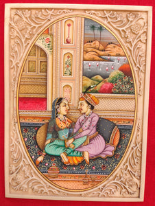 Mughal Style Indian Miniature Painting