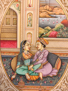 Mughal Wedding Style Painting