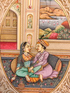 Mughal Wedding Painting