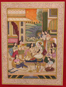 Royal Mughal Life Artwork