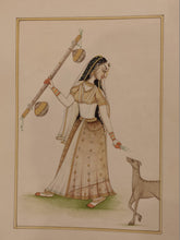 Load image into Gallery viewer, Handmade Indian Miniature Ragini Painting Paper Colors Art Traditional Exquisite - ArtUdaipur
