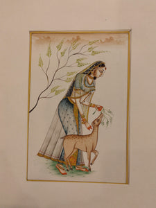 Ragini Lady Paper Painting Home Decor