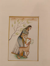 Load image into Gallery viewer, Handmade Indian Miniature Ragini Painting Paper Colors Art Traditional Exquistie - ArtUdaipur
