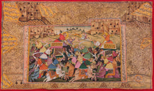 Load image into Gallery viewer, Famous HaldiGhati War Battle Indian Miniature Painting Art - ArtUdaipur
