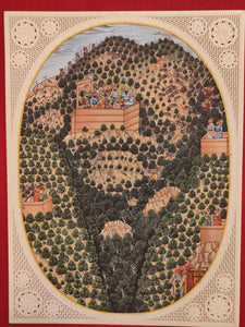 Famous Painting For Sale Hunting Indian Miniature Art with Meaning - ArtUdaipur