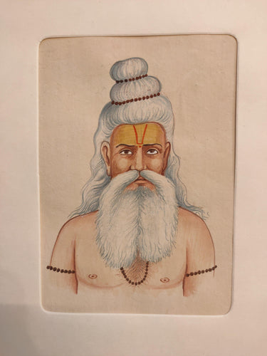 Indian Sadhu Priest Painting Artwork