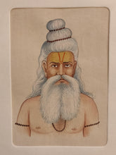 Load image into Gallery viewer, Indian Hand Painted Sadhu Miniature Painting Paper Colors Natural Art - ArtUdaipur
