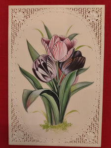 Indian Miniature Painting Flower Painting For Art Collection - ArtUdaipur