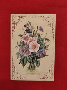 Flower Miniature Painting India Synthetic Ivory Artwork Exquisite - ArtUdaipur