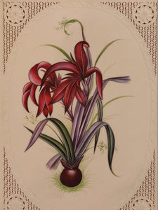 Beautiful Hand Painted Flower Petals Indian Miniature Painting Art - ArtUdaipur