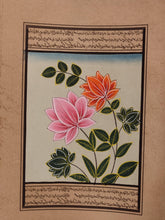 Load image into Gallery viewer, Beautiful Flower on Paper Art Collection Indian Miniature Painting - ArtUdaipur
