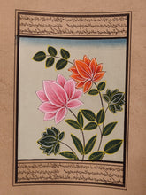 Load image into Gallery viewer, Beautiful Flower on Paper Art Collection Indian Miniature Painting - ArtUdaipur
