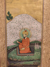 Load image into Gallery viewer, Hand Painted Mughal Persian Maharajah King Portait Miniature Painting India Paper - ArtUdaipur

