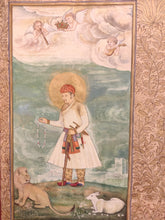 Load image into Gallery viewer, Hand Painted Mughal Maharajah Portrait King Miniature Painting India Paper - ArtUdaipur
