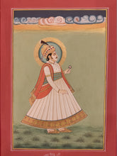Load image into Gallery viewer, Hand Painted Rajasthani Maharajah King Portrait Miniature Painting India Mewar - ArtUdaipur
